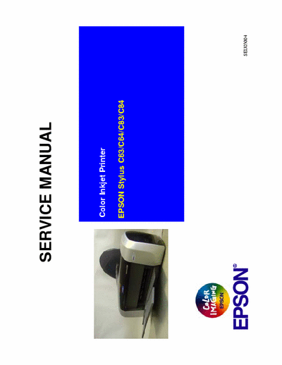 epson Stylus Color C64-C84 service manual